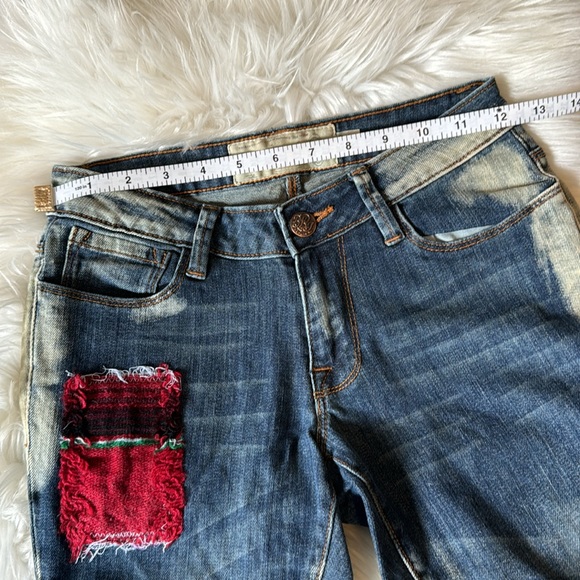 F r e e  P e o p l e • Patchwork boho skinny jeans - Picture 6 of 7